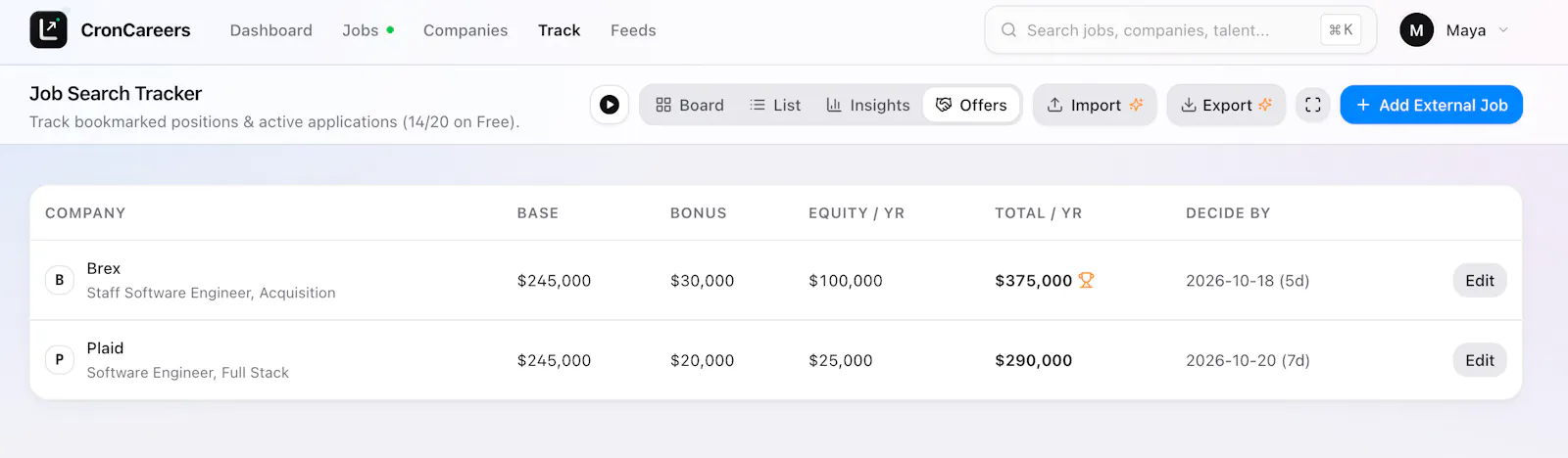 Cron Careers  screenshot 5
