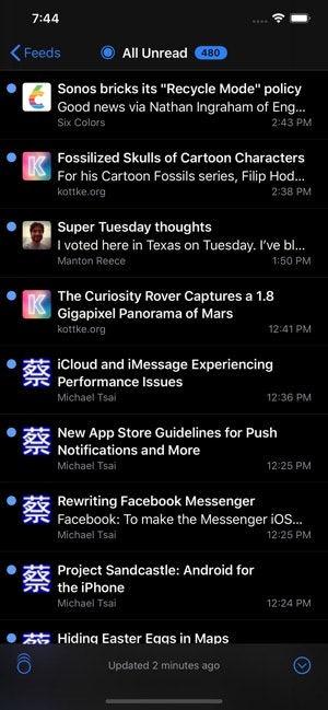 NetNewsWire for iOS gallery image