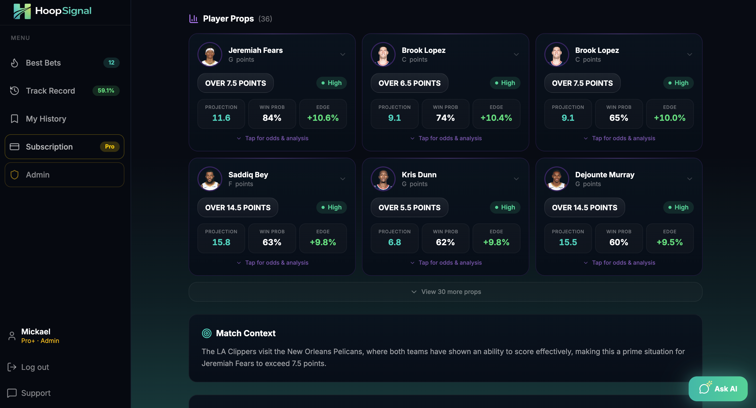 HoopSignal gallery image