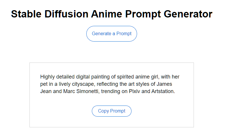 Generatore di prompt anime di diffusione stabile - Scatena la tua creatività media 1
