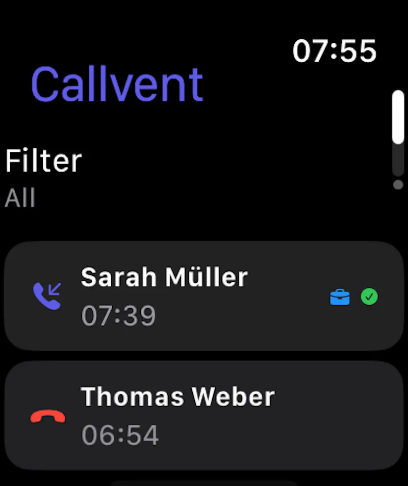 Callvent screenshot 4