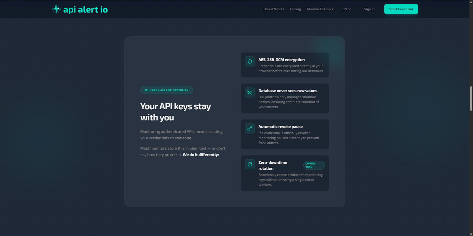 API Alert screenshot 3