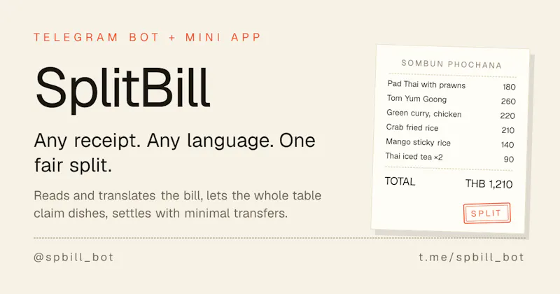 SplitBill screenshot 1
