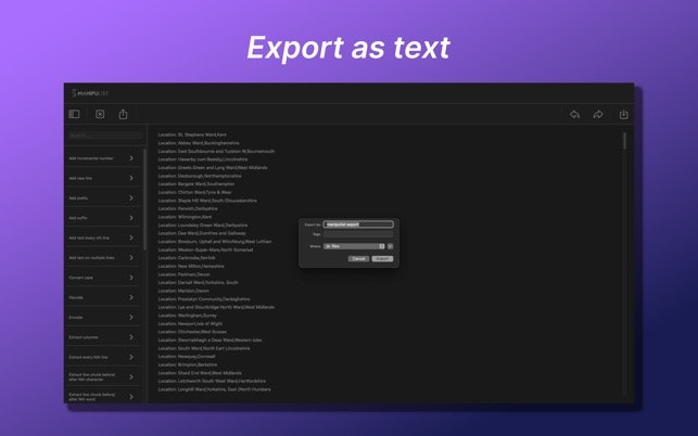 Manipulist for MacOS gallery image
