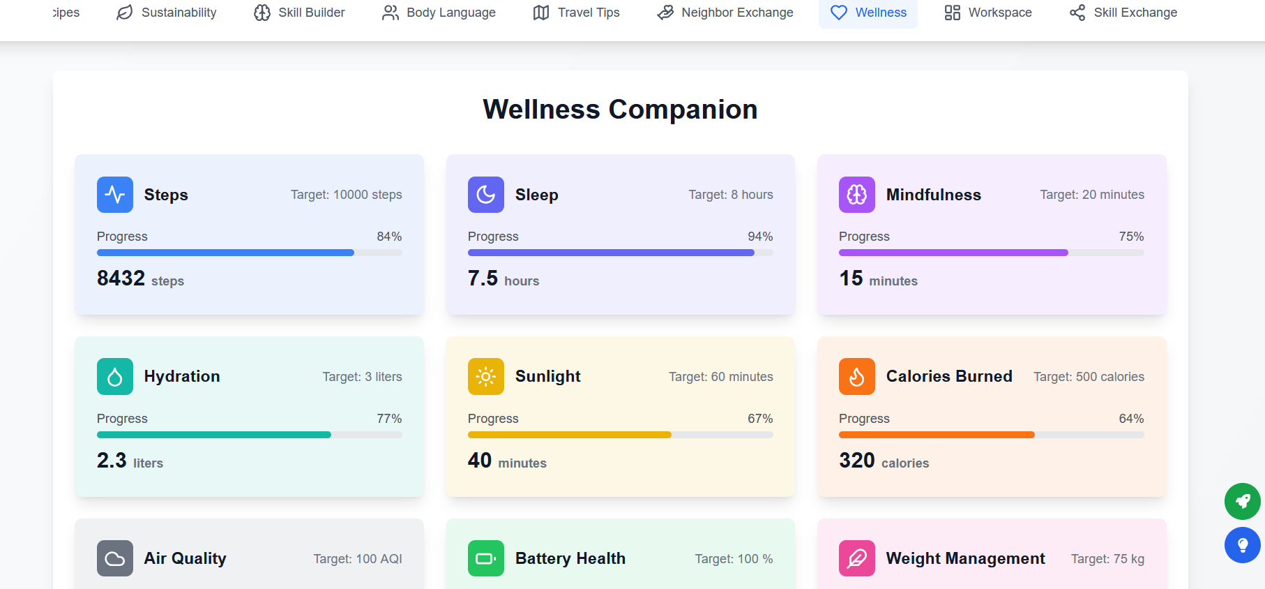 Mídia 3 de Skillsphere - Seu companheiro de estilo de vida tudo em um