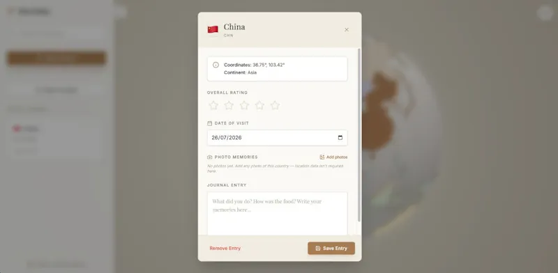 PinGlobe screenshot 2
