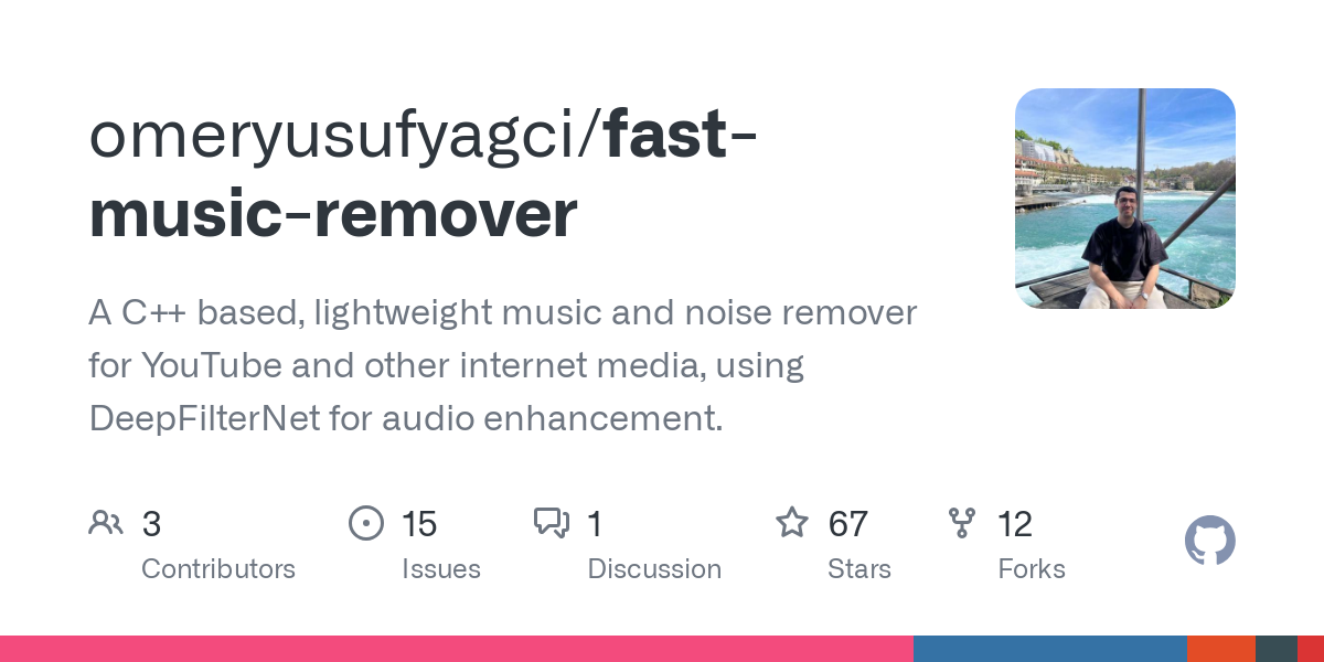 startuptile Fast-Music-Remover-A lightweight audio enhancer for internet media