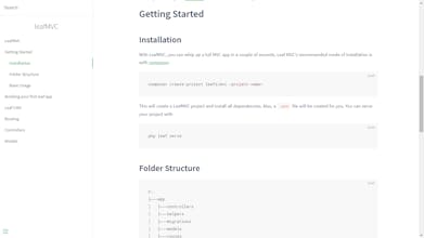 Leaf PHP MVC Framework gallery image