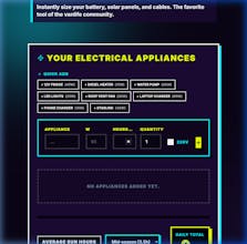 VanPowerCalc gallery image