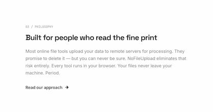 NoFileUpload gallery image