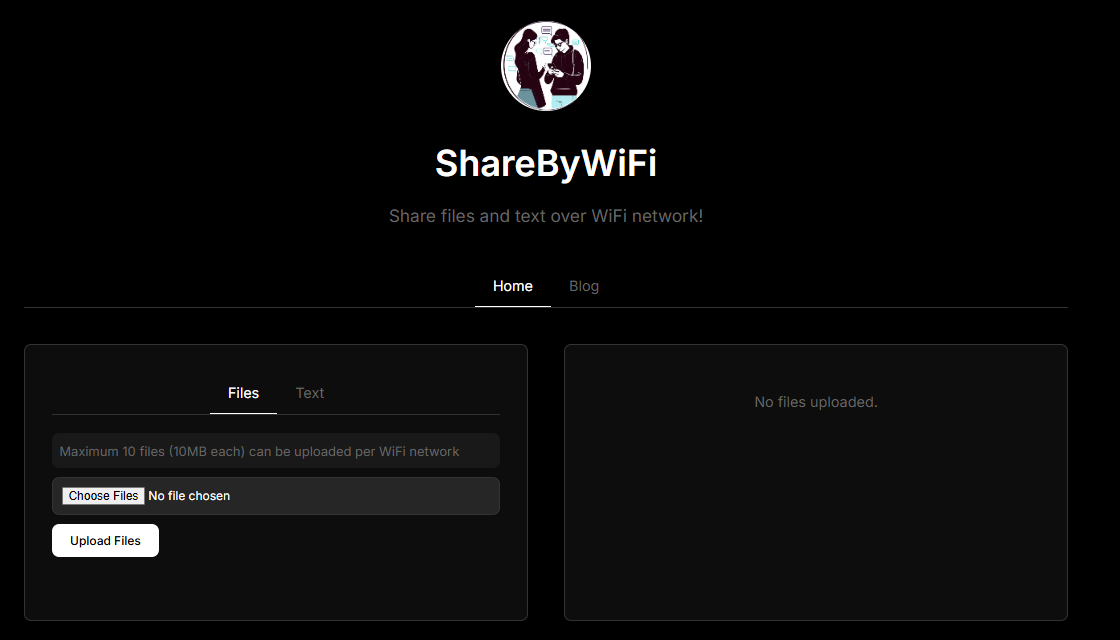Sharebywifi - 通过wifi共享文件和文本媒体2