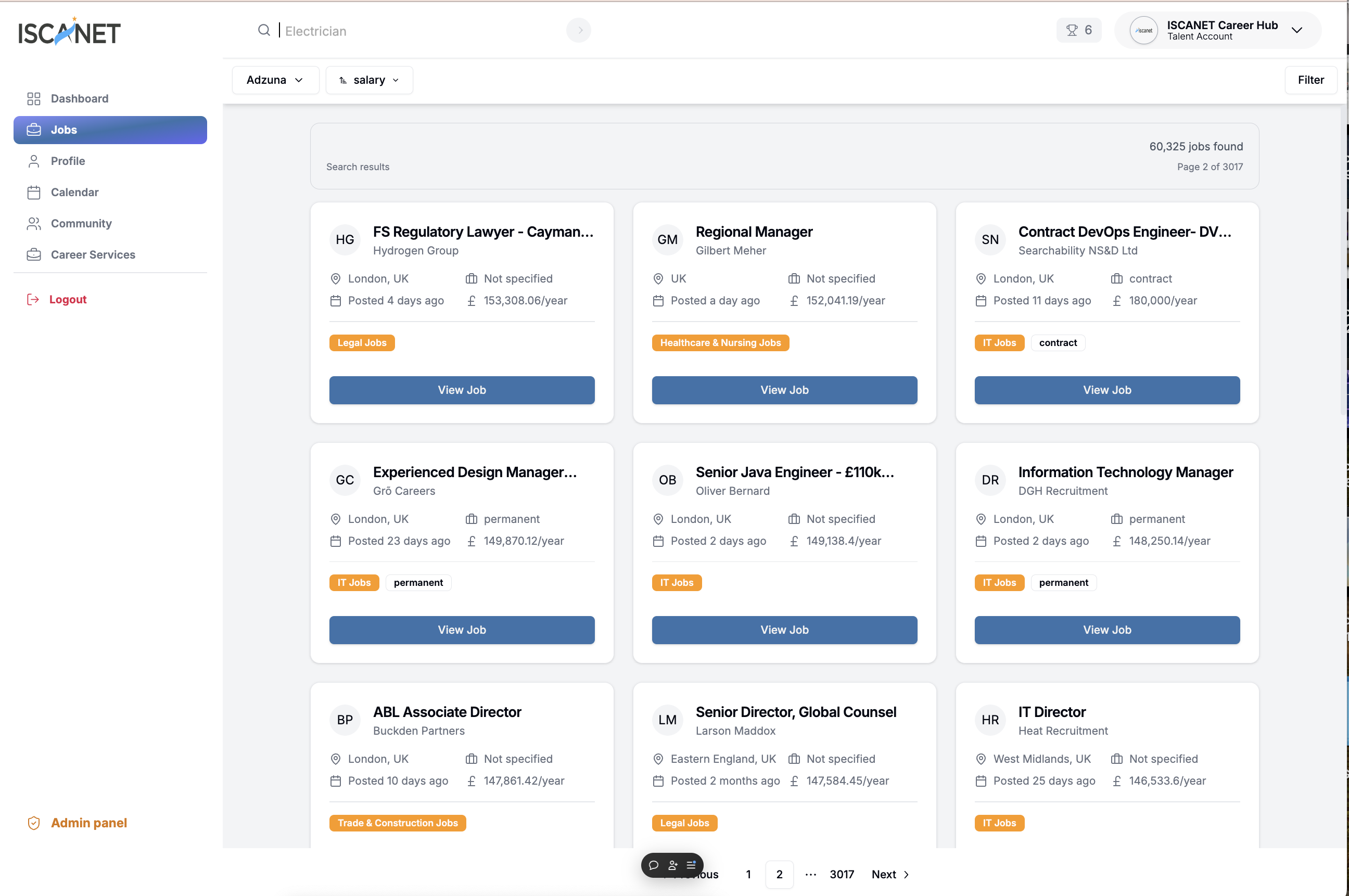 ISCANET Career Hub gallery image