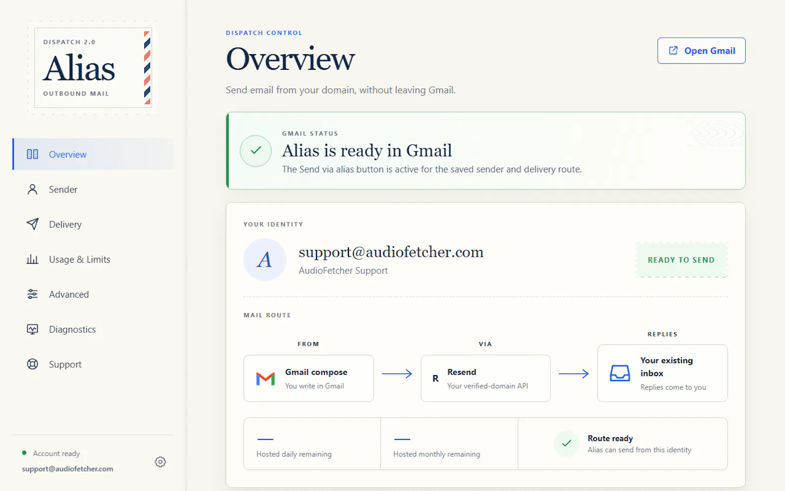 Alias screenshot 1