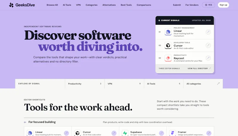 Geeksdive screenshot 2