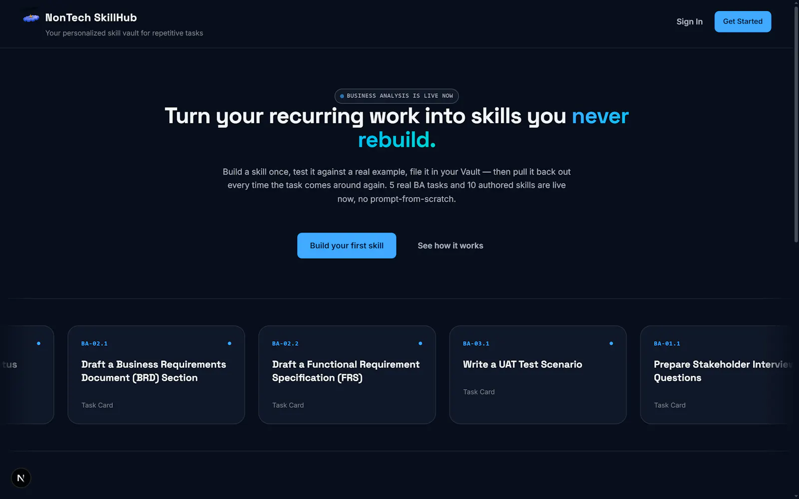 NonTech SkillHub screenshot 3