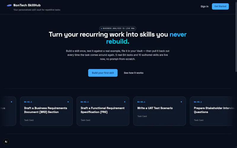 NonTech SkillHub screenshot 3