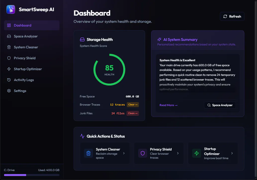SmartSweep AI gallery image