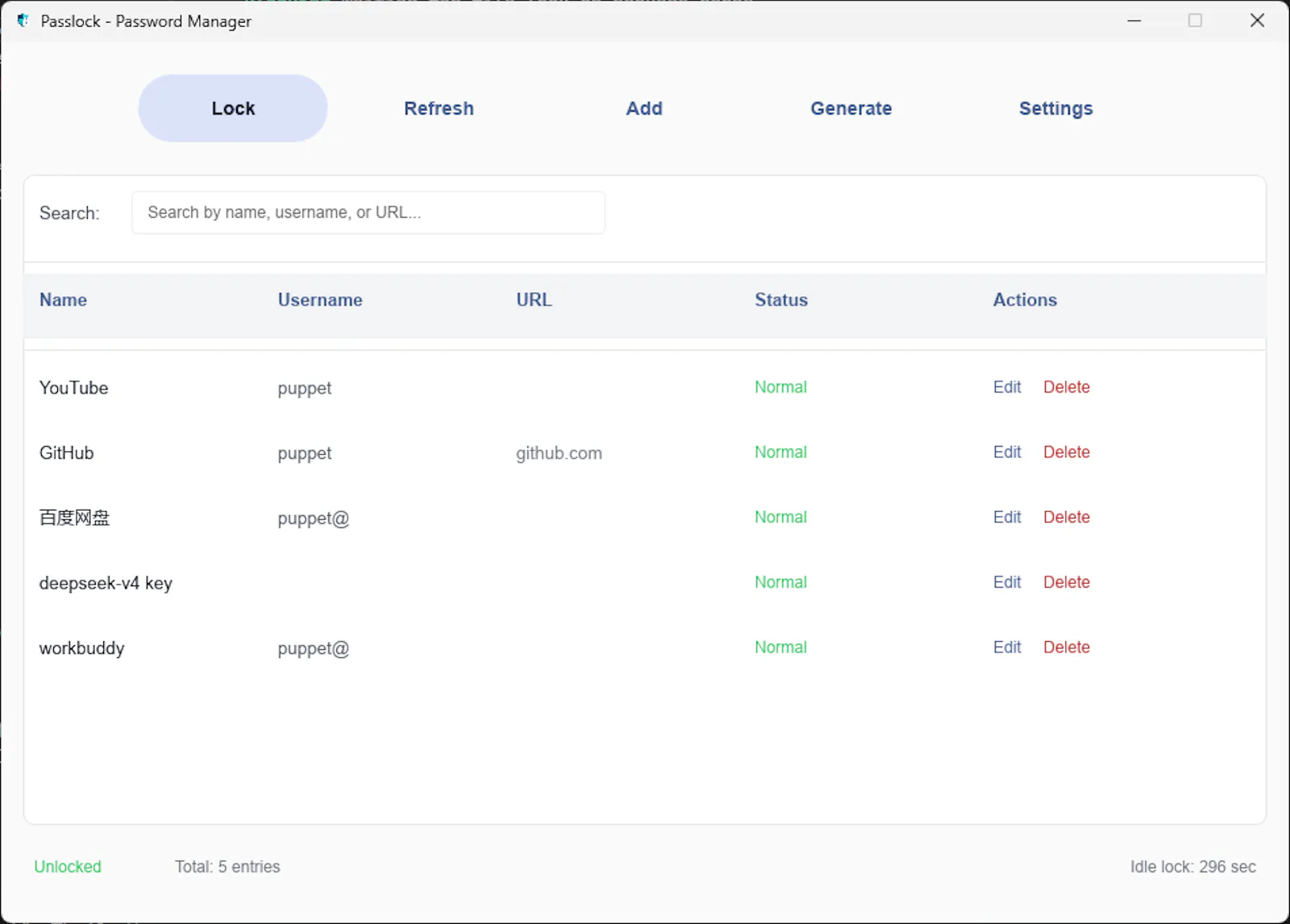 Passlock — Offline Password Manager screenshot 1