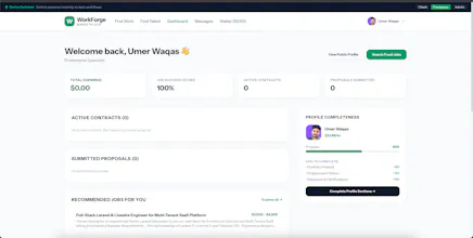 WorkForge — Upwork Clone Source Code gallery image
