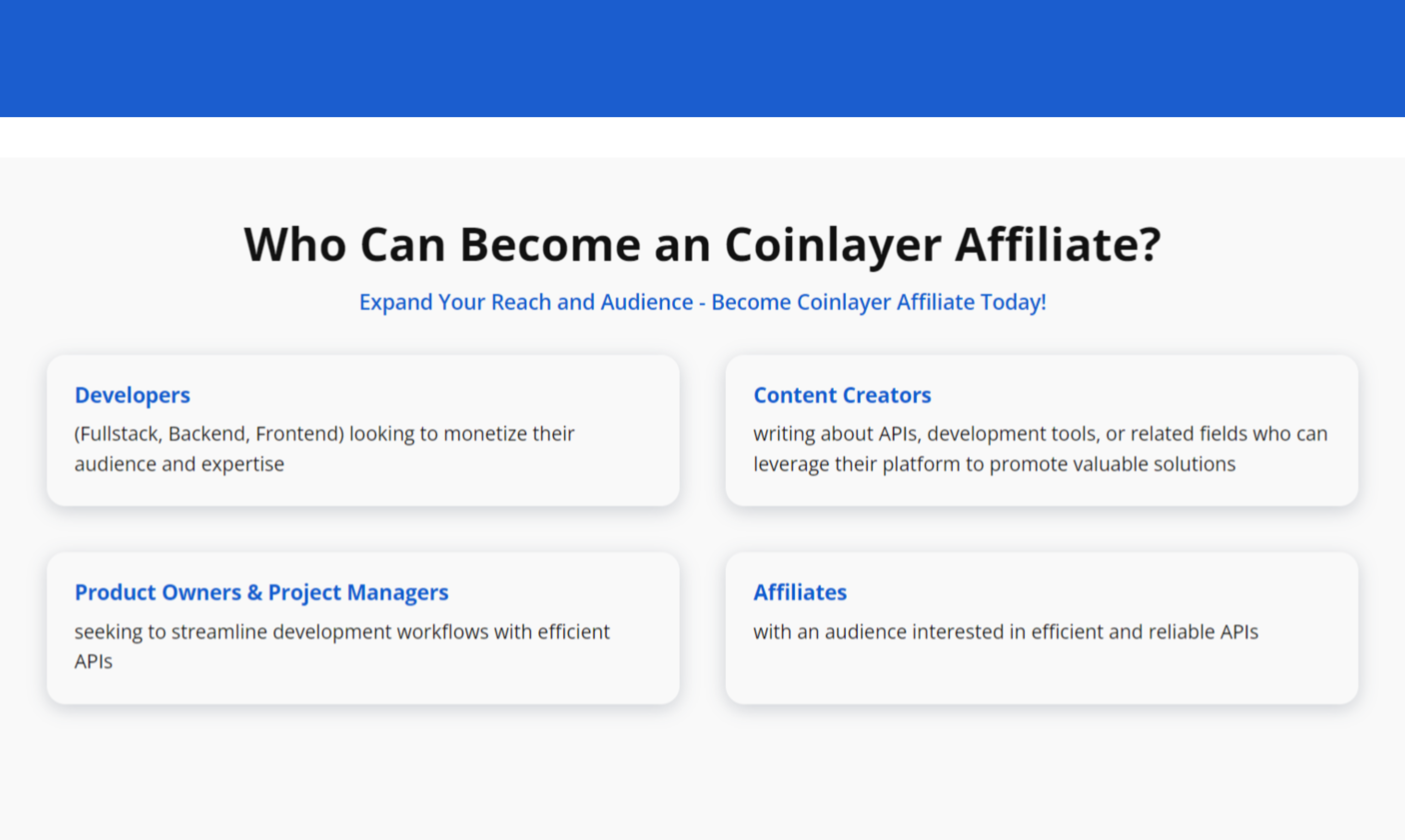 Coinlayer bağlı kuruluş programı media 3