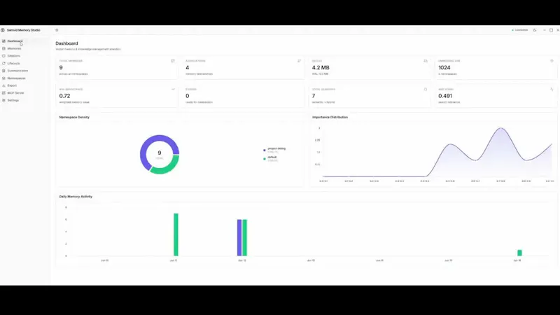 Samvid Memory Studio screenshot 1 (video preview)