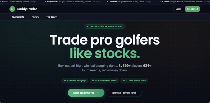 CaddyTrader screenshot 1