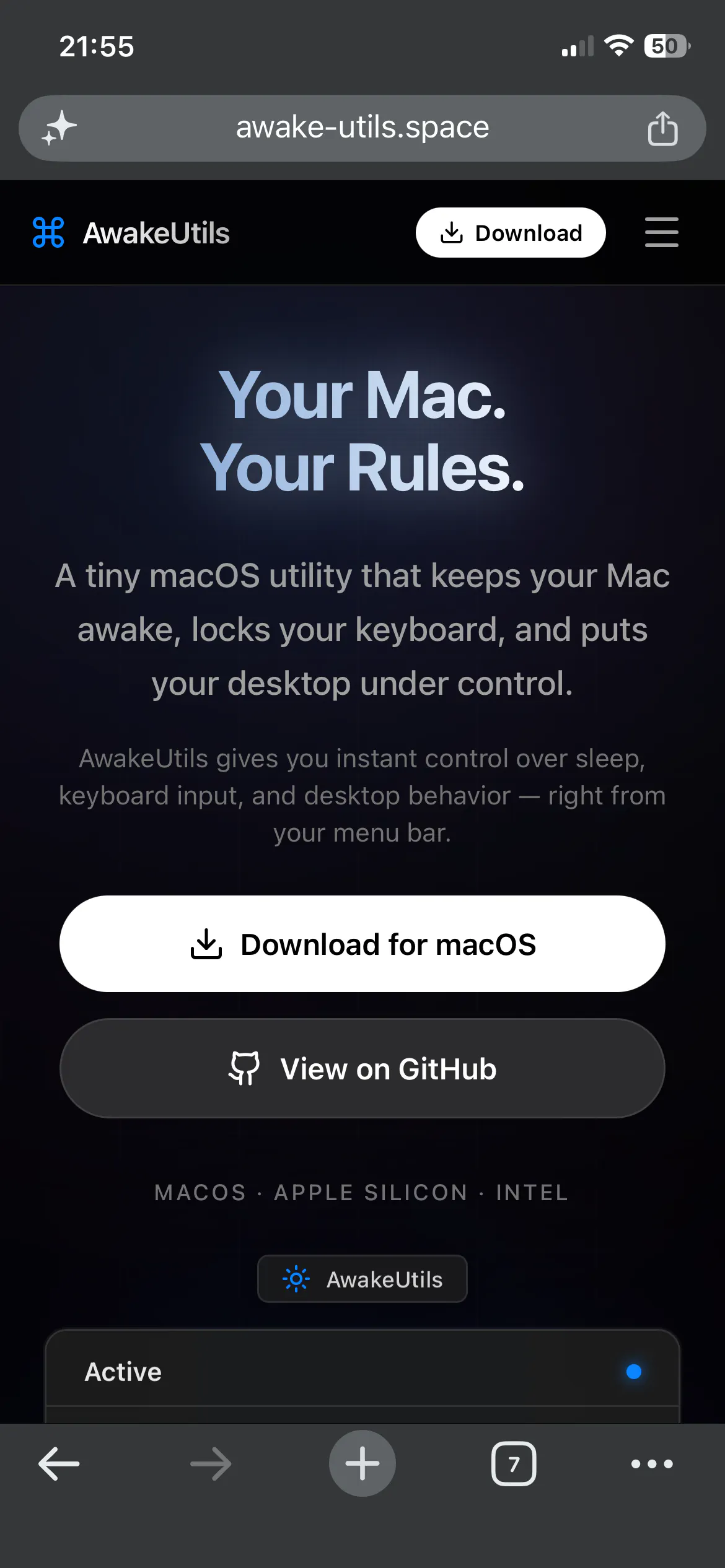 AwakeUtils App gallery image