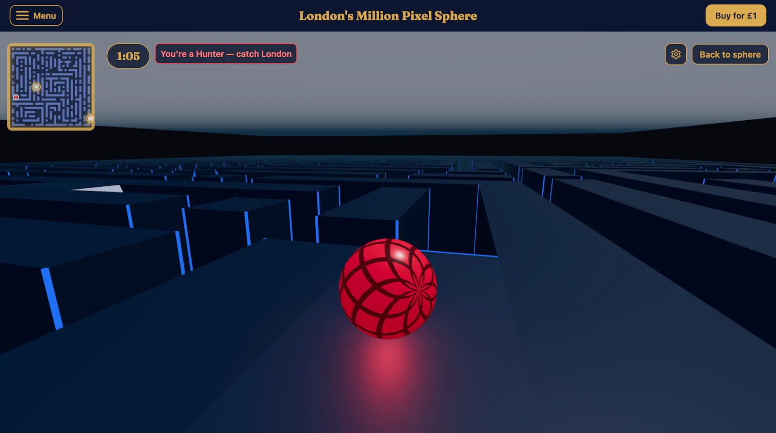 London's Million Pixel Sphere screenshot 3