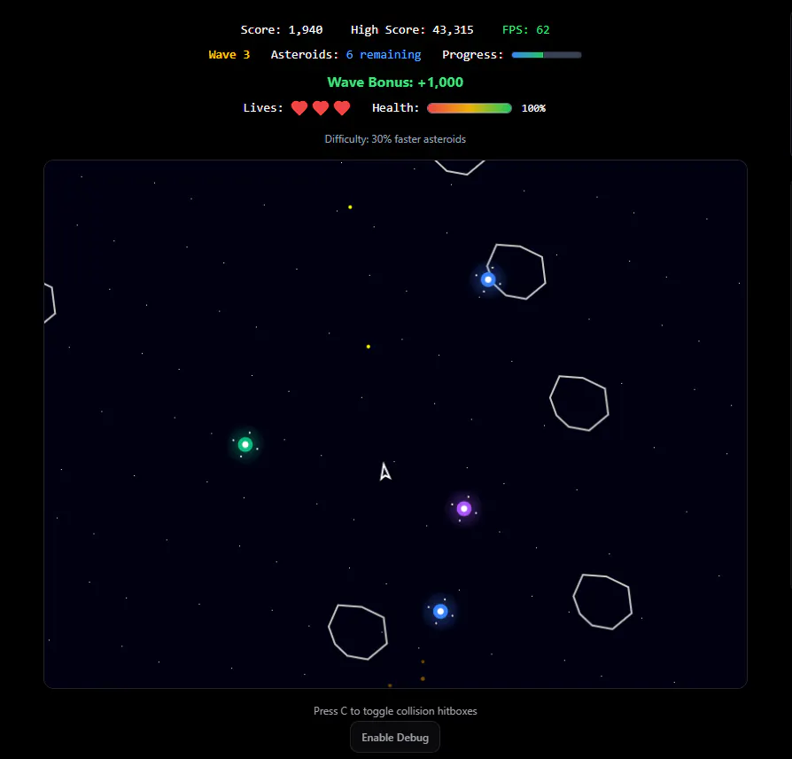 Biteroids - Asteroids Bitcoin Arcade gallery image