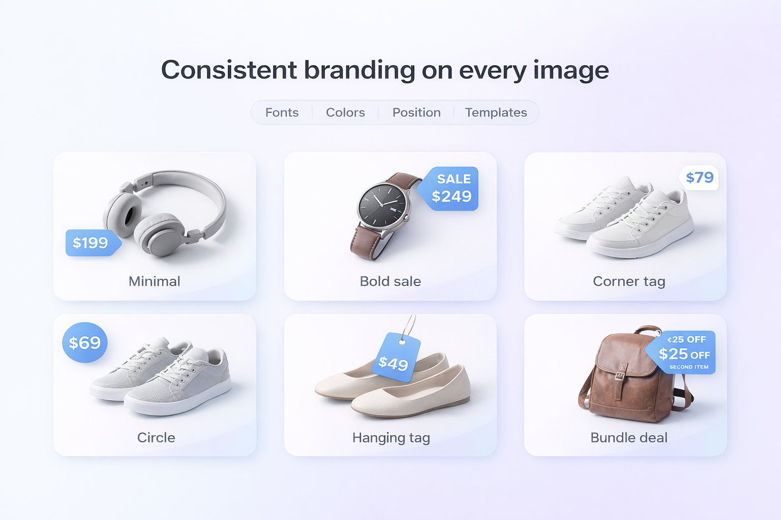 Price Tag Generator - Screenshot 2 showing product features and functionality