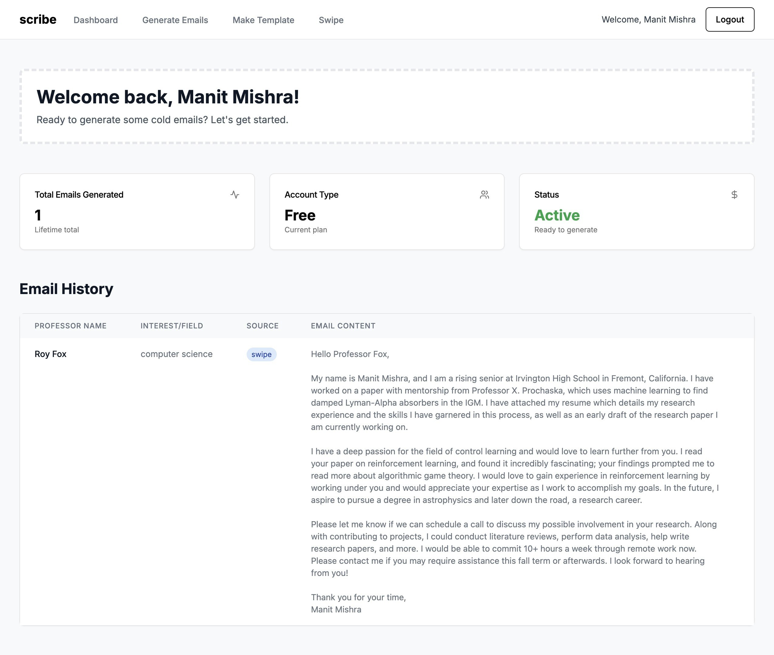 Scribe gallery image