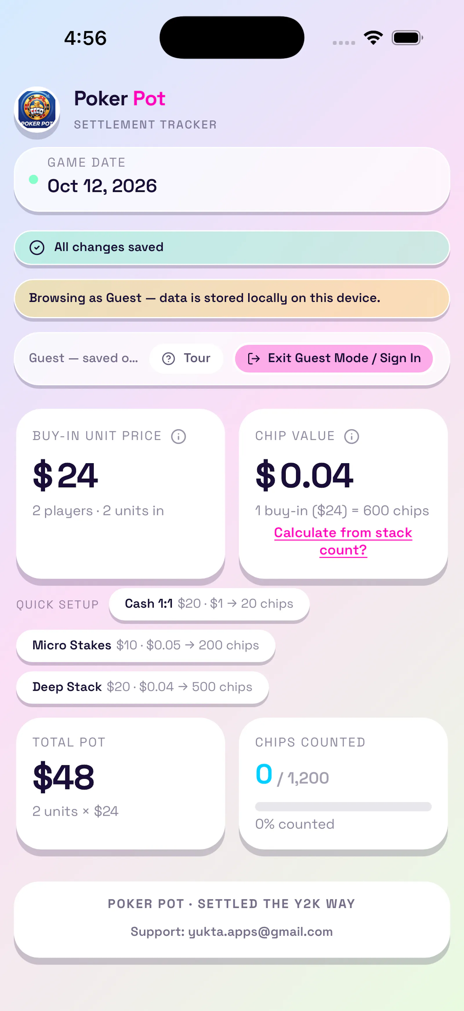 Poker Pot -Track Cashflow,Food & Drinks screenshot 7