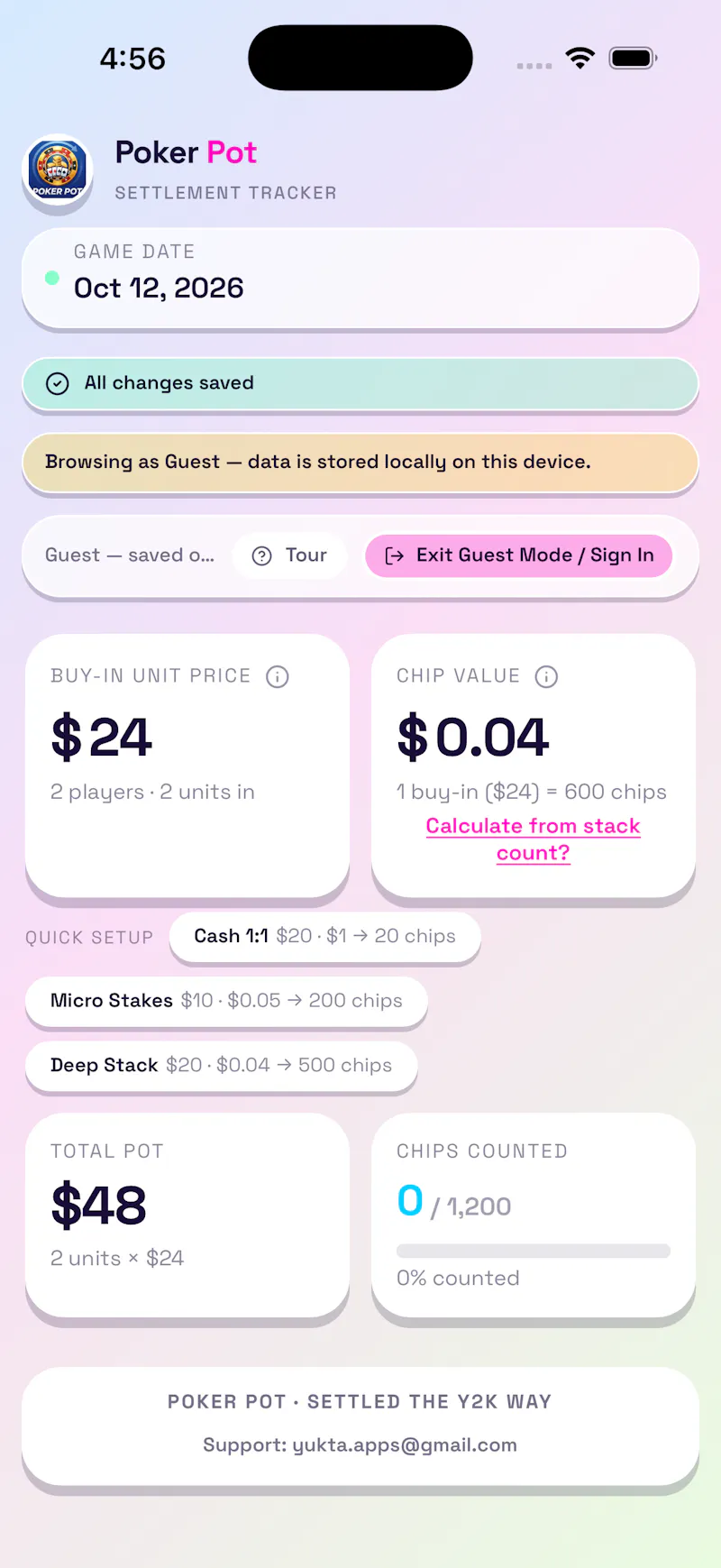 Poker Pot -Track Cashflow,Food & Drinks screenshot 7