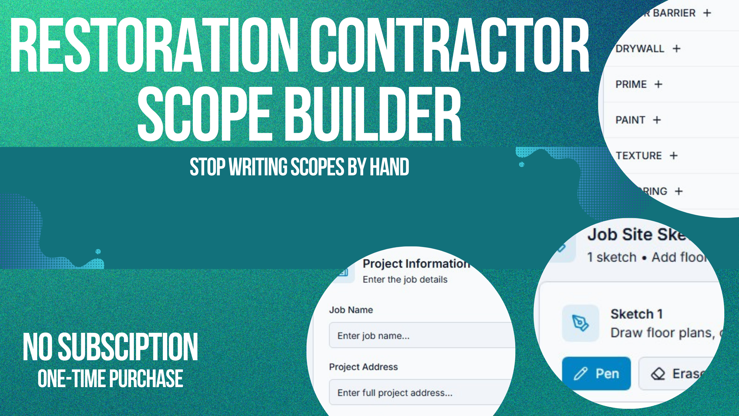 Water/Fire Restoration Scope Builder gallery image