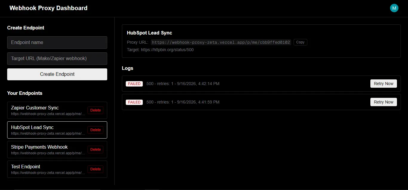 Webhook Proxy gallery image