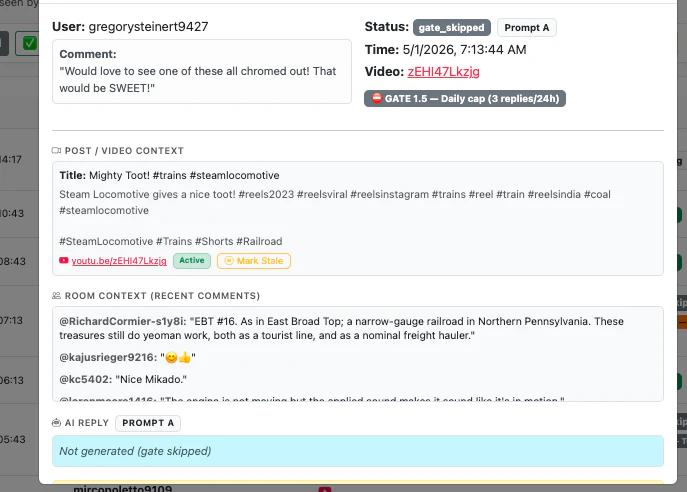 SocialConductor.AI for YouTube Creators screenshot 3