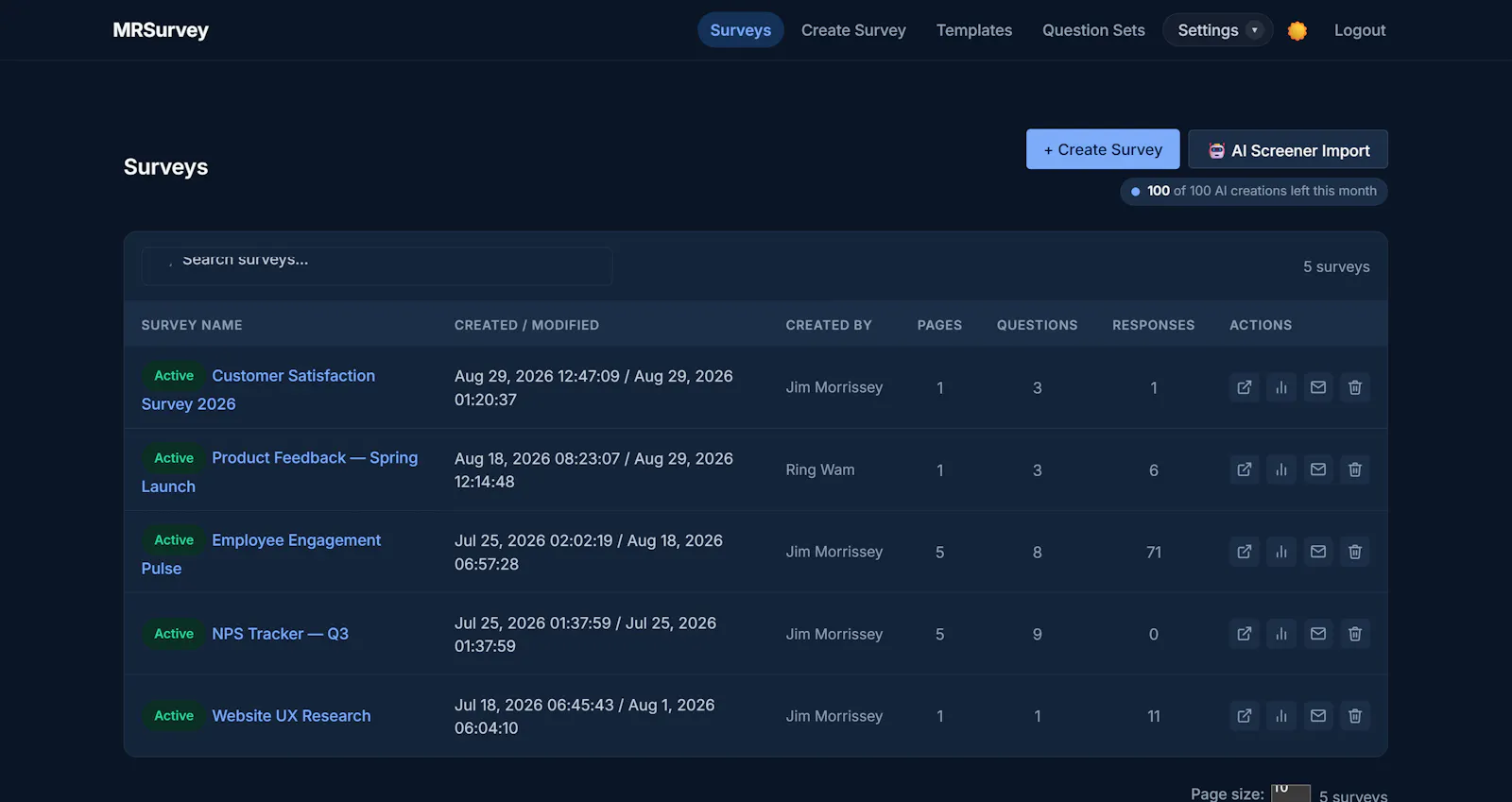 MRSurvey screenshot 5