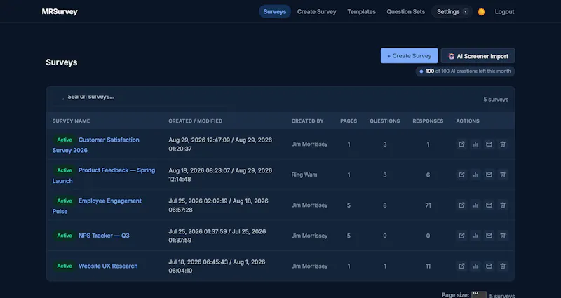 MRSurvey screenshot 5