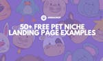 50+ Pet Niche Landing Pages - AnimalDrop image