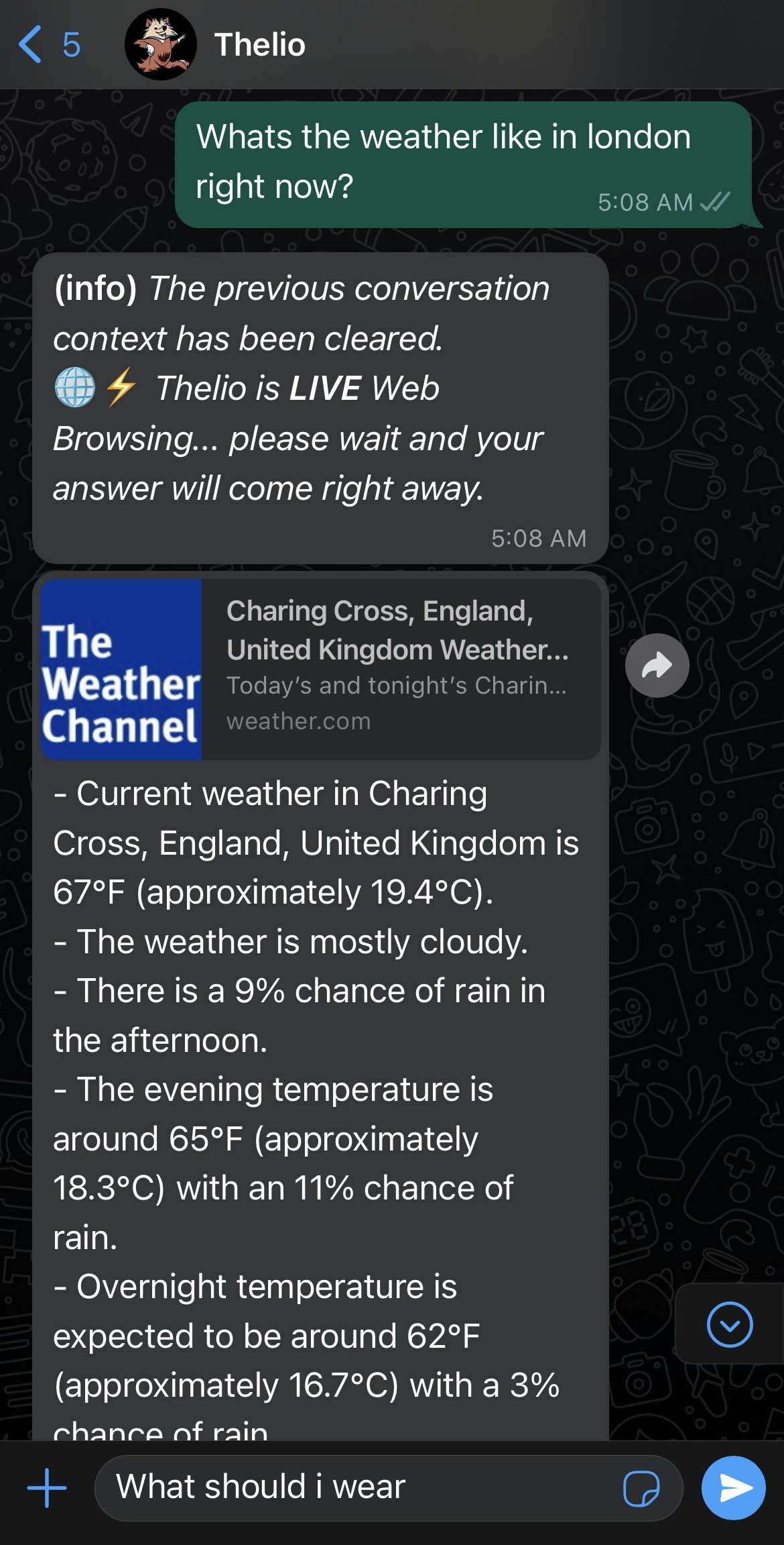 Media Thelio - Chatgpt dengan pelayaran web masa nyata di WhatsApp 2