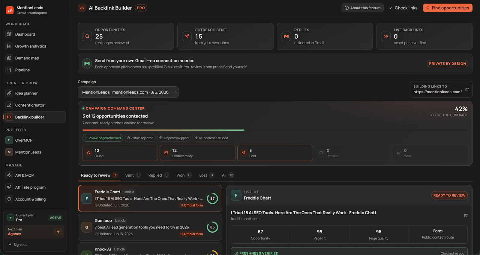 MentionLeads screenshot 7