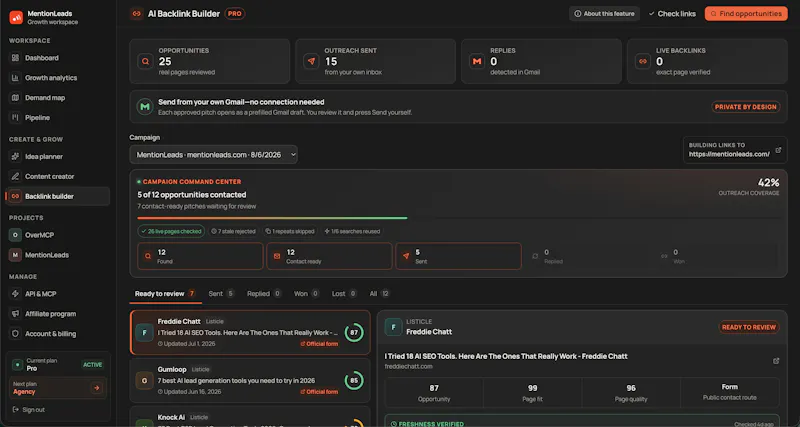 MentionLeads screenshot 7