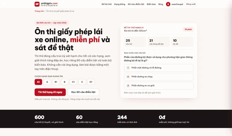 onthigplx.com screenshot 4