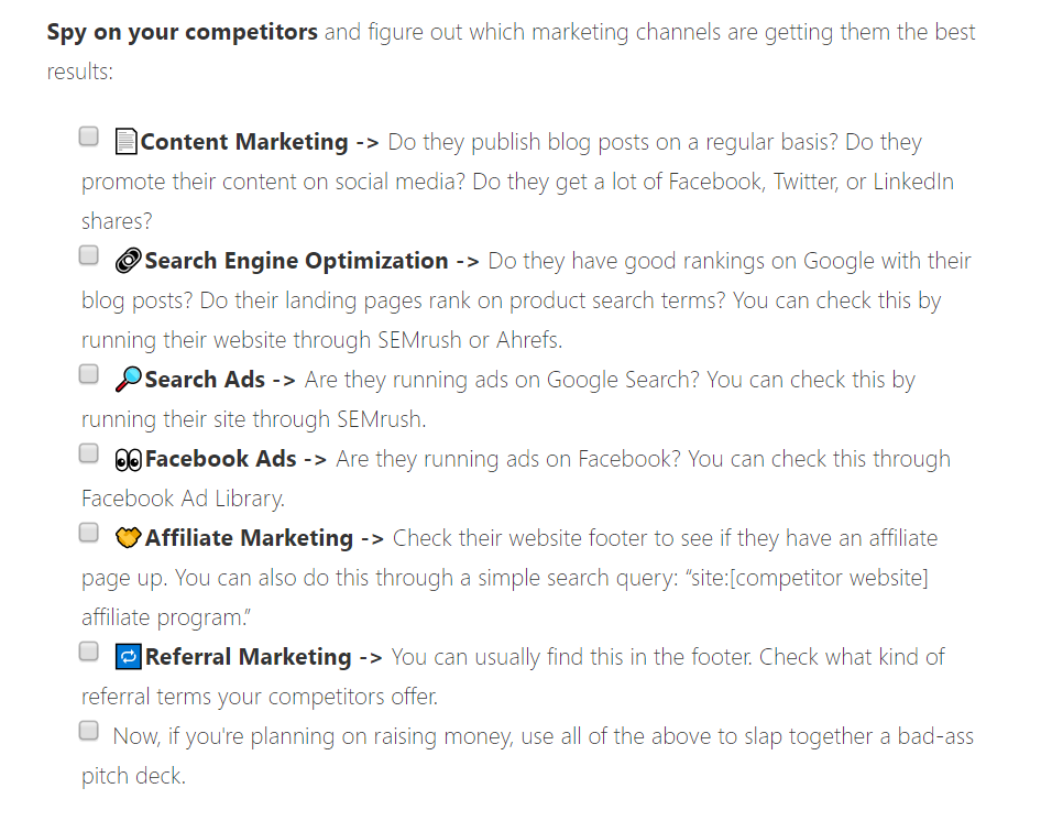 Startup Launch Checklist gallery image