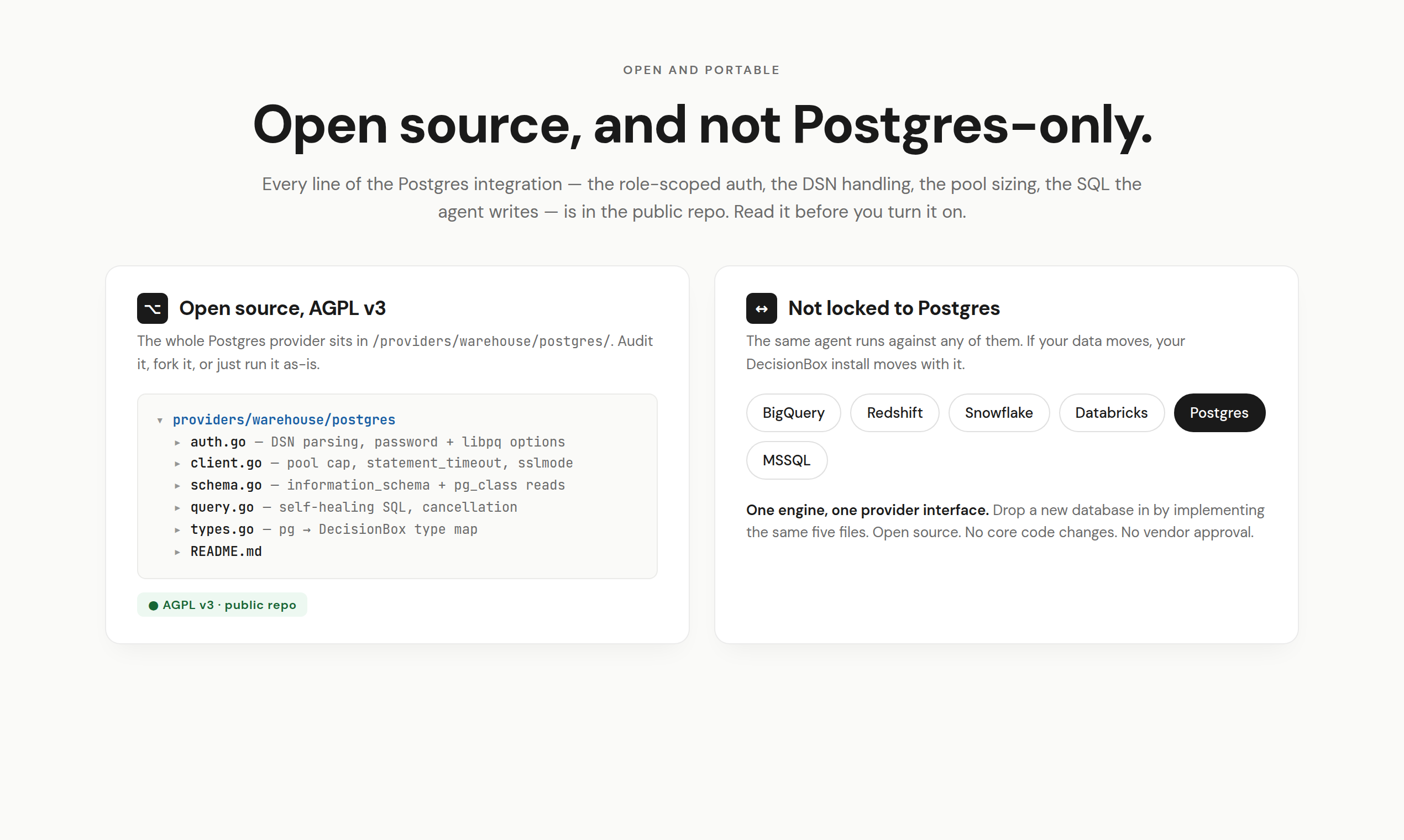 DecisionBox for PostgreSQL gallery image