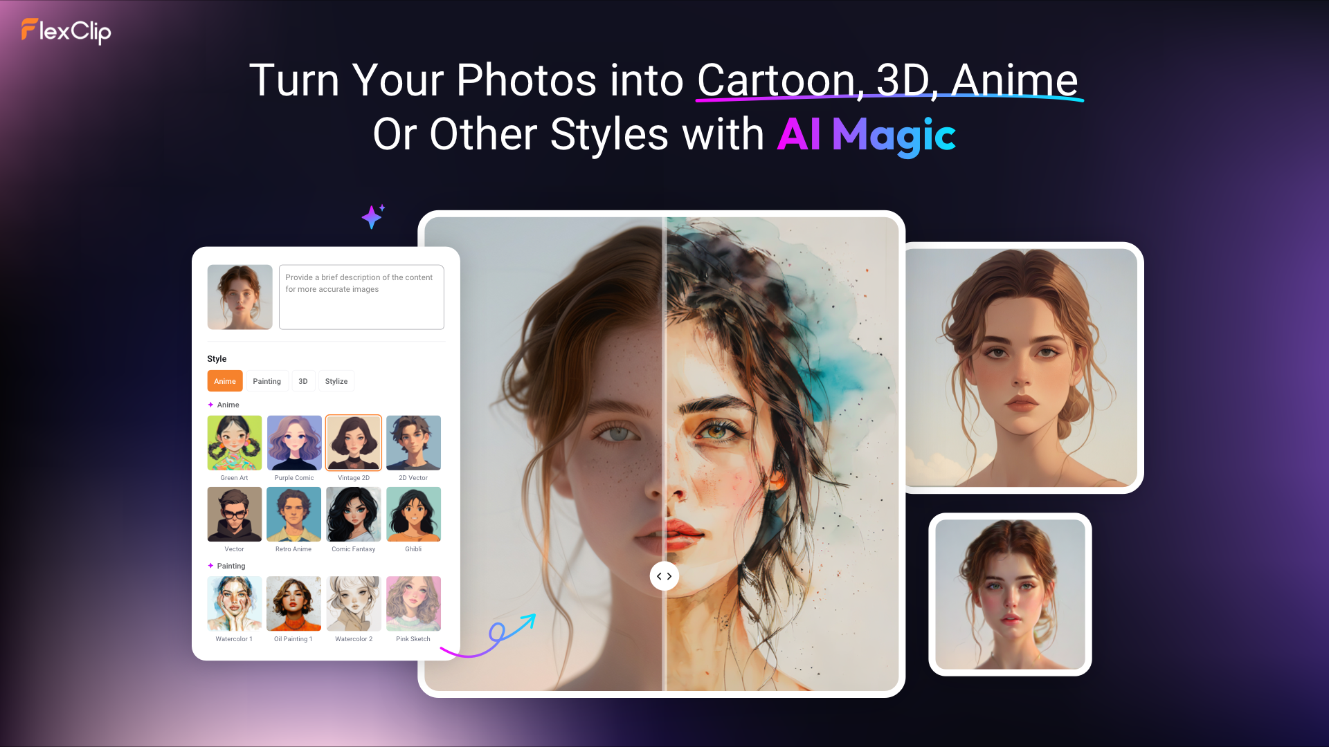 startuptile AI Image to Image Generator-One click to convert your images into AI art