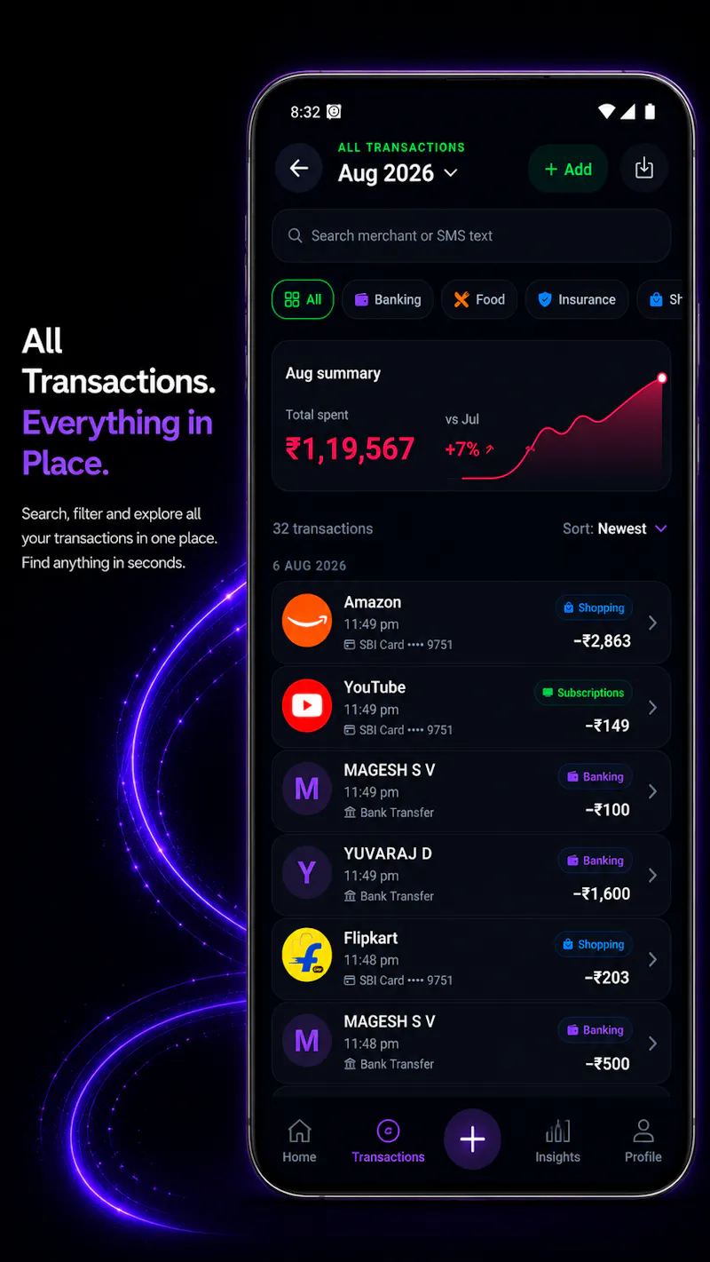 SpendVision screenshot 2