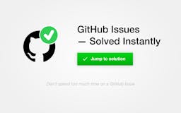 GitHub Issues Solved media 2