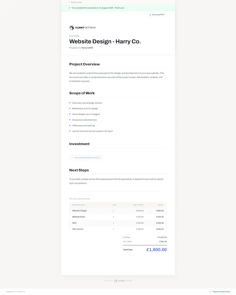 Client Octopus screenshot 5