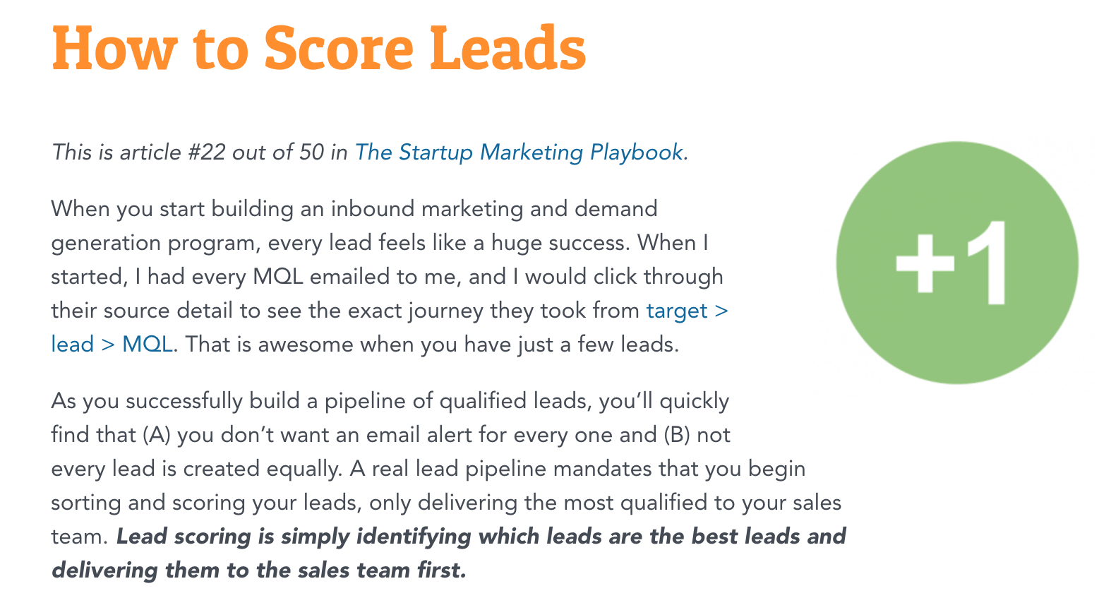 Startup Marketing Playbook Image